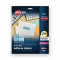 Avery Dennison Avery, HIGH-VISIBILITY PERMANENT LASER ID LABELS, 1 X 2 5/8, PASTEL BLUE, 750PK 5980